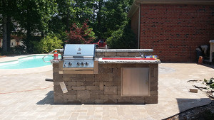 Newly Built Outdoor Kitchen