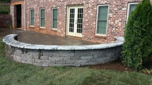 retaining wall project