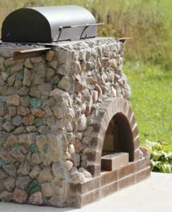 outdoor fireplace 