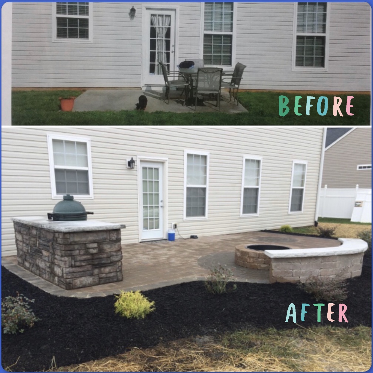 landscaping ideas - before and after 1