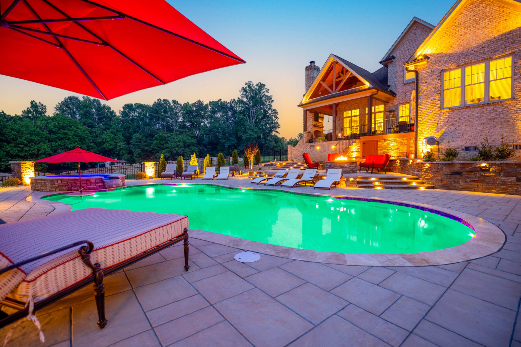 backyard pool